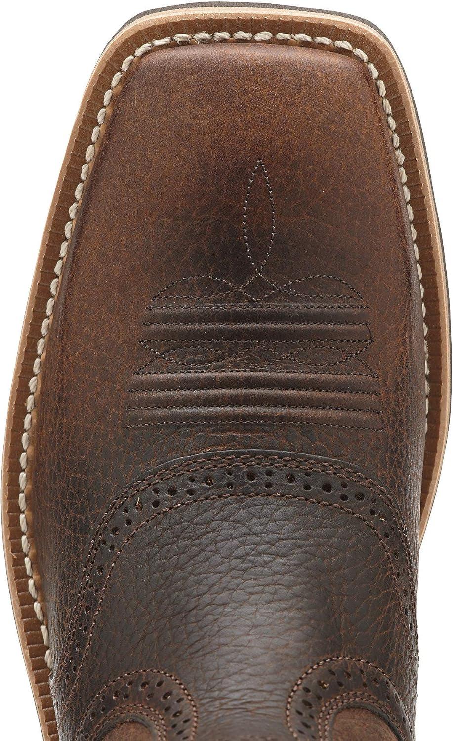 imageARIAT Workhog Wide Square Toe H2O Mens BootBrown Oiled Rowdy