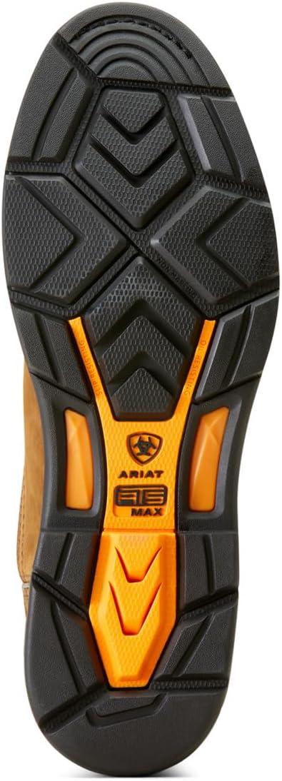 imageARIAT mens Workhog Xt Coil Wide Square Toe Work BootDistressed BrownBravo Brown