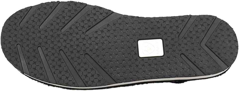 imageAriat Womens Cruiser Casual ShoeBlack Suede EmbossBlack and White Ariat Logo