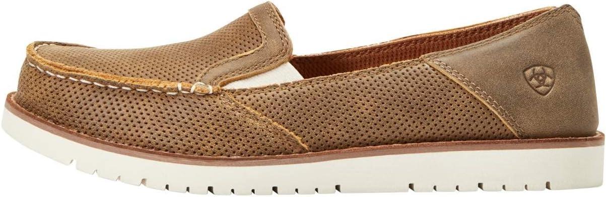 imageAriat Womens Cruiser Casual ShoeBrown Bomber Easy Flex