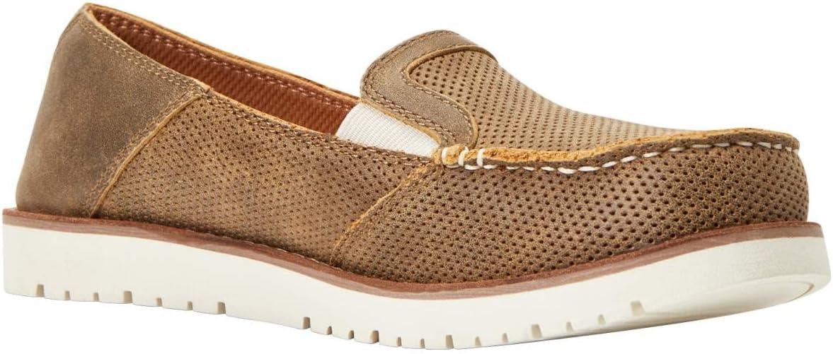 imageAriat Womens Cruiser Casual ShoeBrown Bomber Easy Flex