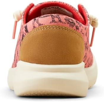 imageAriat Womens Hilo Milton MenascoDark Tan SuedeCoral Livestock