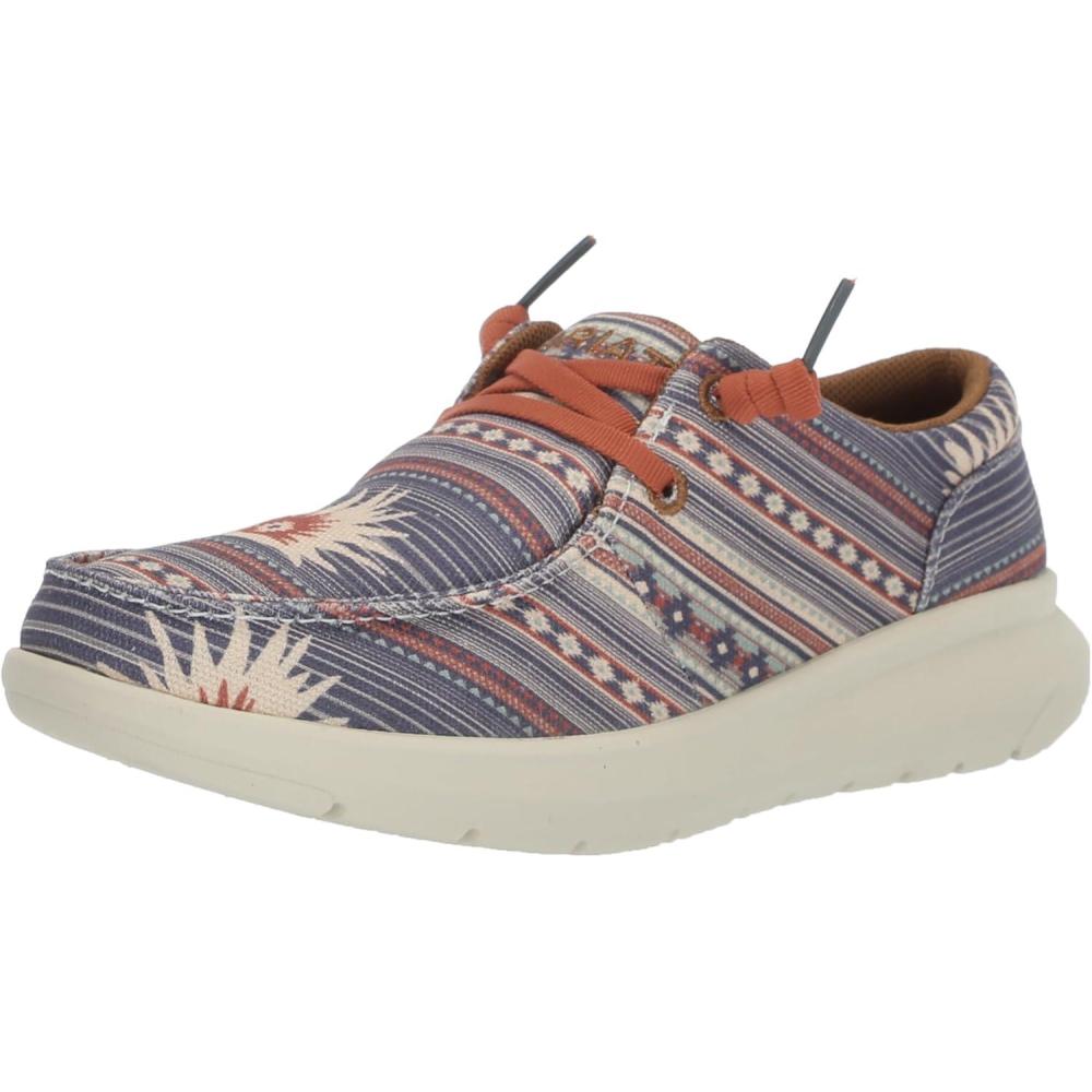 imageARIAT Unisex Youth Hilo ShoeBlue Boquillas Print