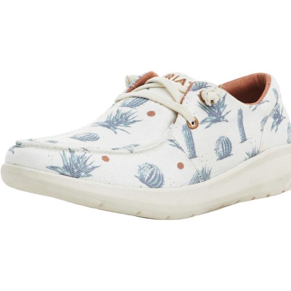 imageARIAT Unisex Youth Hilo ShoeCream Nueces Cactus Print