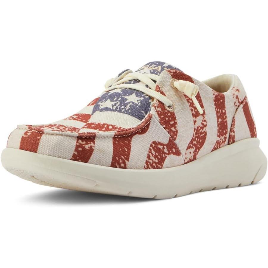 imageARIAT Unisex Youth Hilo ShoeDistressed Flag