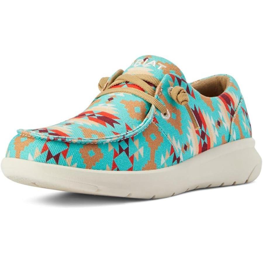 imageARIAT Unisex Youth Hilo ShoeTurquoise Saddle Blanket Multi