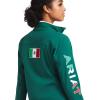 ARIAT New Team Softshell Jacket – Women’s Wind and Water Resistant Jacket(Green)