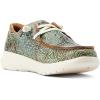 ARIAT Unisex Youth Hilo Shoe(Vintage Turq Floral Emboss)