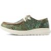 ARIAT Unisex Youth Hilo Shoe(Vintage Turq Floral Emboss)