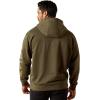 ARIAT mens Rebar Lightweight Logo Hoodie(Grape Leaf)