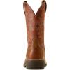 ARIAT mens Ridgeback Western Boot(Orange Rust/Tan Bull Emboss)