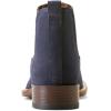 Ariat Men’s Booker Ultra Black Square toe Boot(Navy Suede)