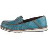 Ariat Women’s Cruiser Casual Shoe(Brushed Turquoise Floral Emboss)