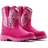Ariat Women’s Fatbaby Western Boot(Pink Metallic/Hottest Pink)