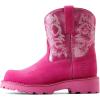 Ariat Women’s Fatbaby Western Boot(Pink Metallic/Hottest Pink)
