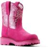 Ariat Women’s Fatbaby Western Boot(Pink Metallic/Hottest Pink)