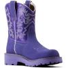Ariat Women’s Fatbaby Western Boot(Purple Metallic/Violet Suede)