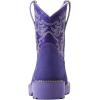 Ariat Women’s Fatbaby Western Boot(Purple Metallic/Violet Suede)