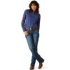 Ariat Women’s Kirby Fitted Button-Down Shirt(Cobalt Geo)