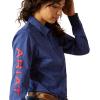 Ariat Women’s Kirby Fitted Button-Down Shirt(Cobalt Geo)