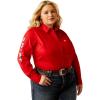Ariat Women’s Kirby Fitted Button-Down Shirt(Equestrian Red)