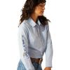Ariat Women’s Kirby Fitted Button-Down Shirt(Kentucky Blue)