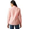 Ariat Women’s Kirby Fitted Button-Down Shirt(Mauve Stripe)