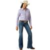 Ariat Women’s Kirby Fitted Button-Down Shirt(Sweet Lavender)