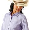 Ariat Women’s Kirby Fitted Button-Down Shirt(Sweet Lavender)