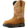ARIAT mens Workhog Xt Coil Wide Square Toe Work Boot(Distressed Brown/Bravo Brown)