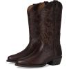 Ariat Heritage Round Toe Western Boots – Men’s Round Toe Cowboy Boot(Burnished Chocolate)