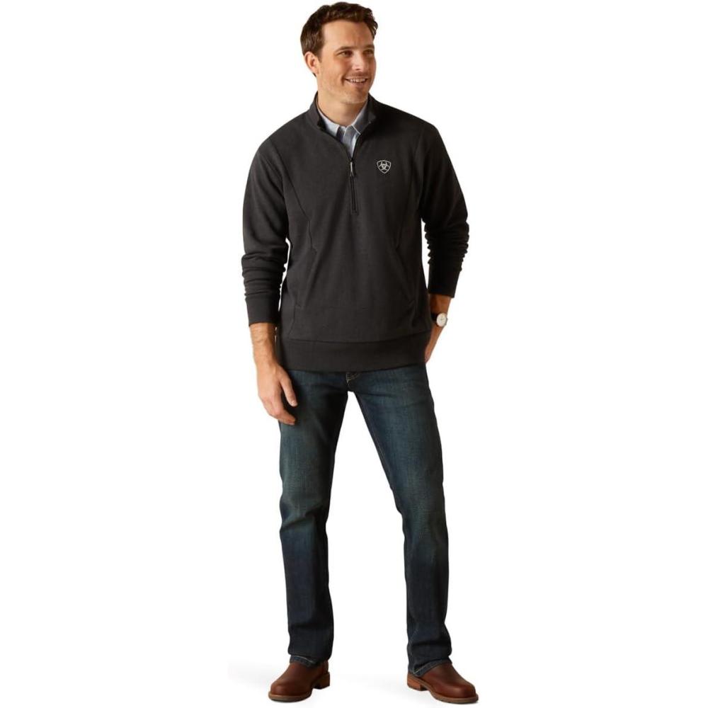 imageAriat Womens Friday Cotton 12 Zip SweatshirtLily Pad