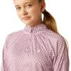 ARIAT Boys’ Sunstopper 3.0 1/4 Zip Baselayer(Lavender Mist Tile)