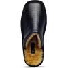 ARIAT Men’s 2842 Silversmith Outdoor Indoor Western Suede Foam Cushioned Square Toe Slipper(Black Snake)