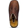 ARIAT Men’s 2842 Silversmith Outdoor Indoor Western Suede Foam Cushioned Square Toe Slipper(Chocolate)