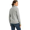 ARIAT womens Team Logo Full Zip Sweatshirt(Coffee Bean)