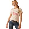 Ariat Girls’ Ariat Cowboy T-Shirt(Slate Rose)