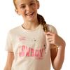 Ariat Girls’ Ariat Cowboy T-Shirt(Slate Rose)
