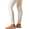 Ariat Kids’ Tri Factor Grip Knee Patch Breech(White)