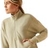 Ariat Women’s Friday Cotton 1/2 Zip Sweatshirt(North Atlantic)