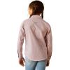 Ariat Youth Girls Mauve Stripe Team Shirt(Finleigh Geo Print)
