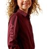 Ariat Youth Girls Mauve Stripe Team Shirt(Port Royale Stripe)