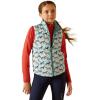 ARIAT Boys’ Bella Reversible Insulated Vest(Painted Ponies/Brittany Blue)