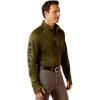 ARIAT Men’s Tek Team 1/2 Zip Sweatshirt(Winter Moss)