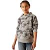 ARIAT girls Misty Horse Hoodie(Heather Grey)