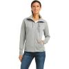 ARIAT womens Team Logo Full Zip Sweatshirt(Coffee Bean)