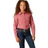 Ariat Youth Girls Mauve Stripe Team Shirt(Mauvewood)