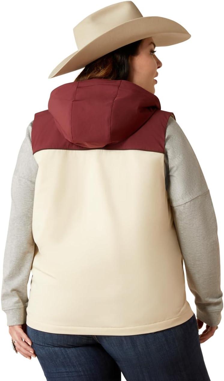 imageARIAT Women Pioneer Stretchshell VestSummer SandRosewood