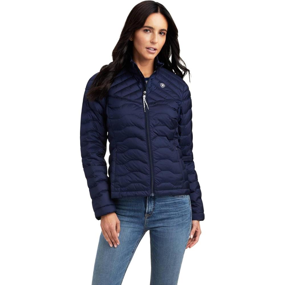 imageARIAT Womens Ideal Down Jacket Navy Eclipse Size Small