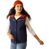 ARIAT Women Pioneer Stretchshell Vest(Navy/Picante)